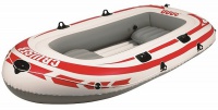 лодка надувная+весла+насос jilong cruiser boat cb3000 set 252х125х40см серый 07008-4